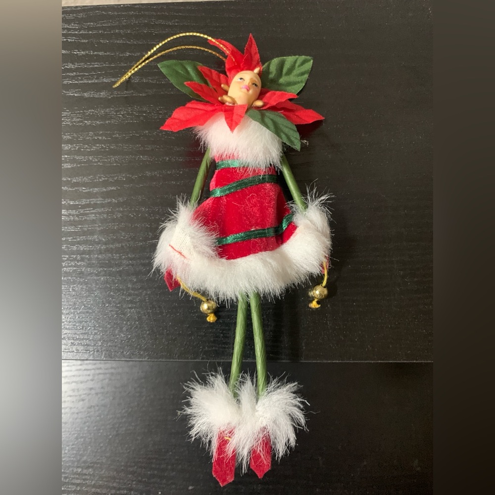 Fairy Red 10" Christmas Ornament